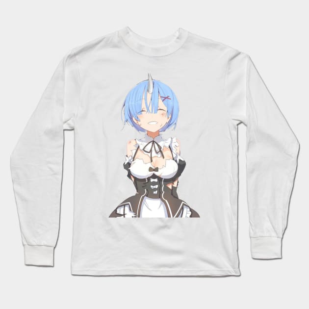 Re:Zero Rem Long Sleeve T-Shirt by Otakuteland